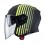 Casco Caberg Flyon Bakari Negro Amarillo Fluor |34904406|