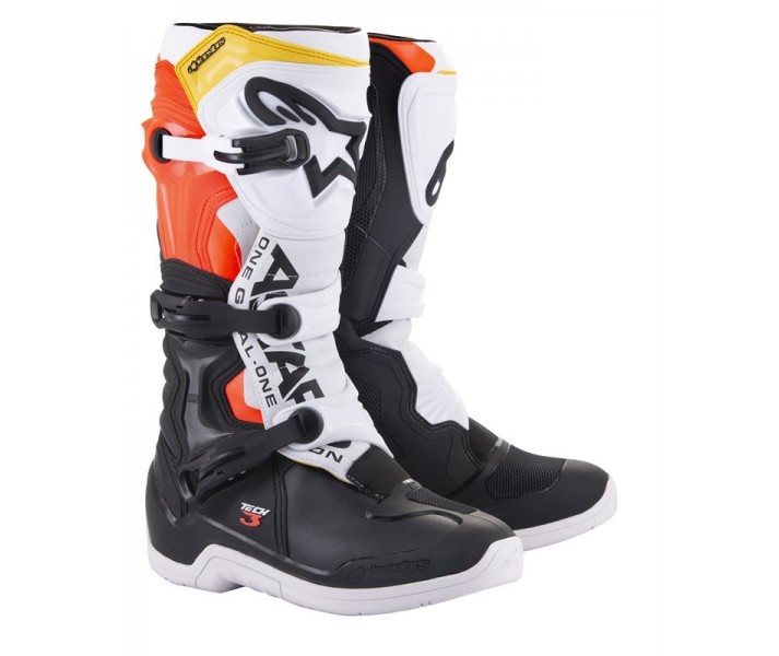 Botas Alpinestars Tech 3 Negro Blanco Rojo |2013018|