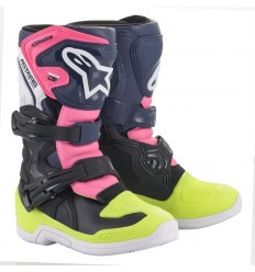 Botas Alpinestars Infantil Tech 3S Kids Negro Azul Rosa |2014518-1176|