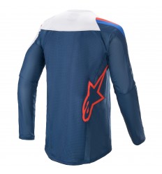 Camiseta Alpinestars Techstar Venom Azul Rojo Blanco |3760021-7322|