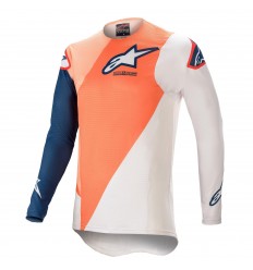 Camiseta Alpinestars Supertech Blaze Naranja Azul |3760421-477|