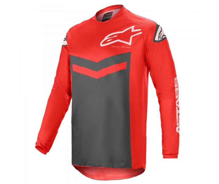 Camiseta Alpinestars Fluid Speed Rojo Antracita |3762621-3011|