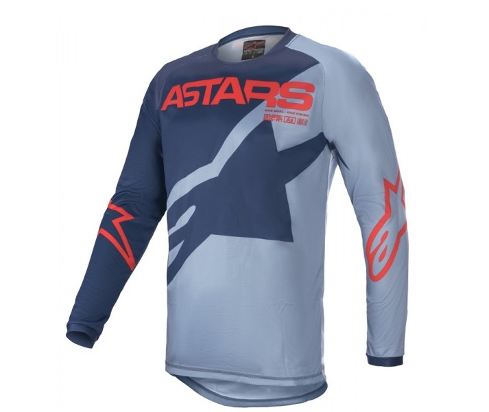 Camiseta Alpinestars Infantil Racer Braap Azul Oscuro |3771421-7173|