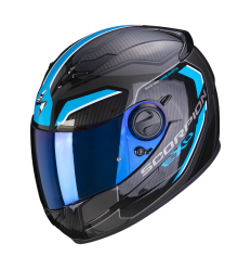 Casco Scorpion EXO-490 SuperNova Negro Azul |49-352-66|