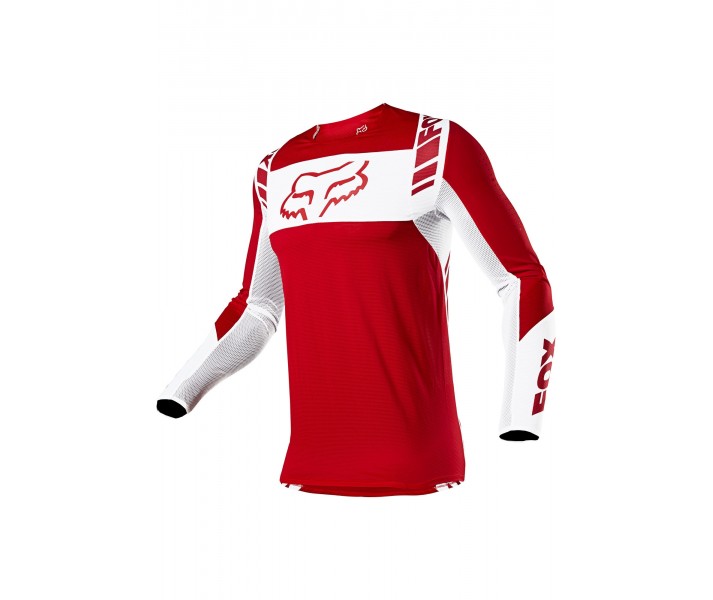 Camiseta Fox Flexair Mach One Rojo Flama |25748-122|