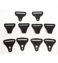 Kit Hebillas Leatt C-Frame Carbono Par Negro |LB4015300330|