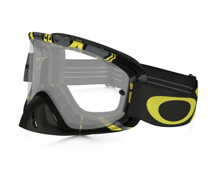 Máscara Oakley O2 MX Imitador Amarillo/ Transparente |OO7068-08|