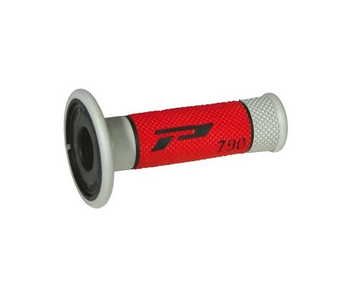 Par Puños Pro-Grip Cross Tricolor Negro/Gris/Rojo 2016