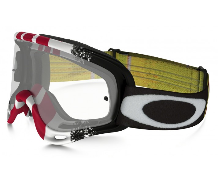 Máscara Oakley O-Frame Pinned Race Red Yellow/Transparente |OO7029-26|