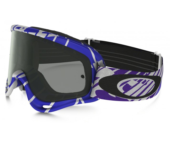 Máscara Oakley O-Frame Skull Rushmore Blanco/Azul/Transparente Gris |OO7029-15|