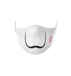 Mascarilla Otso Moustache Blanco