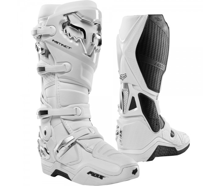 Botas Motocross Fox Instinct Boot Blanco Plata |22756-548|