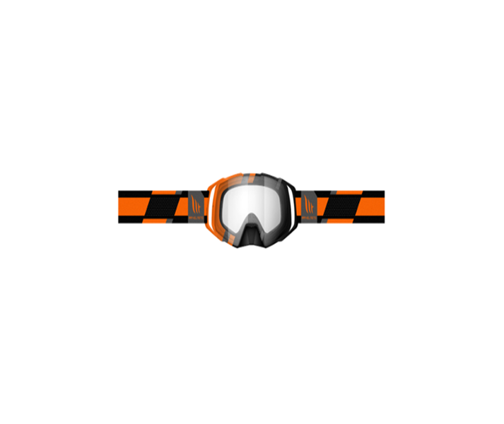 Gafas motocross MT MX-Evo Strips Negro/Naranja | 180402317 |