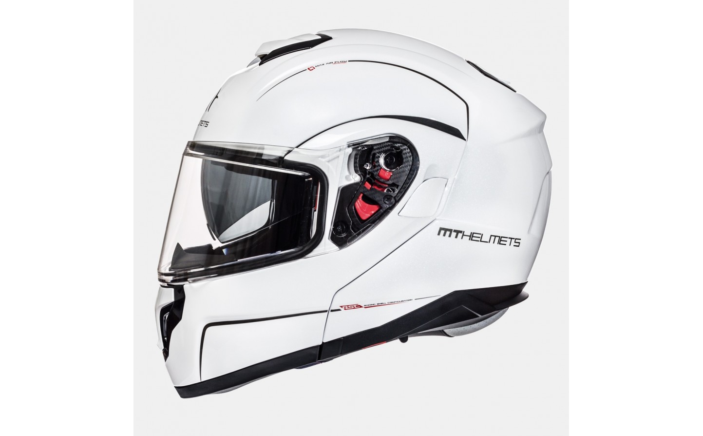 Casco Modular Mt Atom Sv Solid Perlado Brillo - Fabregues Motos