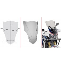 Parabrisas Givi Completo Para Honda Africa Twin Crfl 1000 16