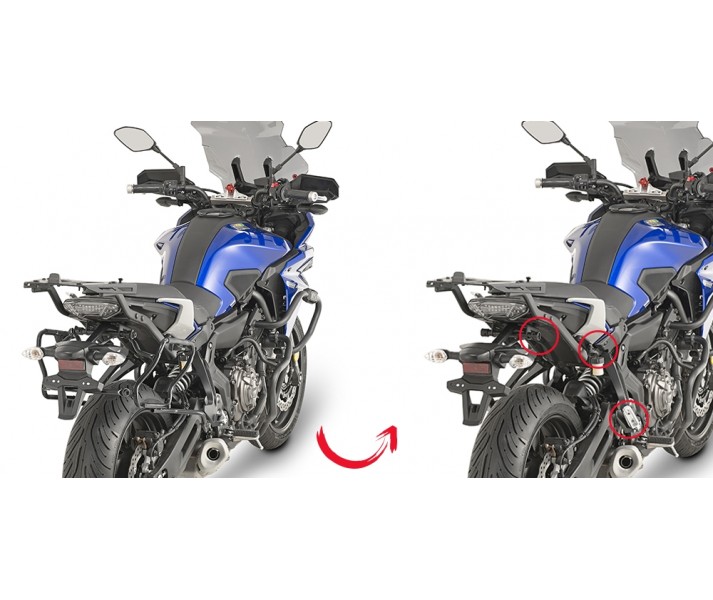 Portamaletas Lateral F/Rapida Yamaha Mt07 Tracer 16