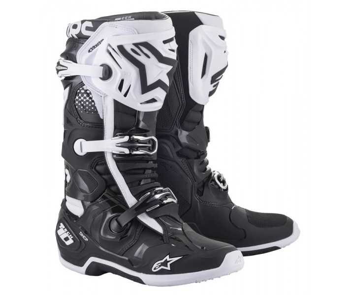 Botas Alpinestars Tech 10 Negro Blanco |2010020-12|