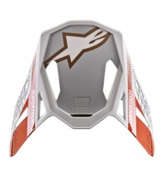 Visera Casco Alpinestars S-M8 Triple Blanco