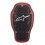 Espaldera Alpinestars Nucleon Kr-1 Celli Transparent Smoke Rojo |6504120-003|