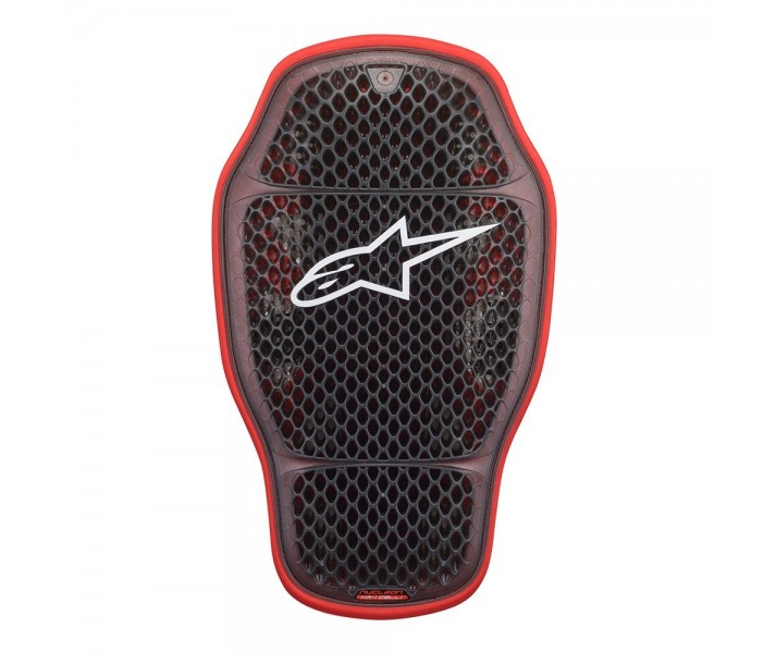 Espaldera Alpinestars Nucleon Kr-1 Celli Transparent Smoke Rojo, 6504120-003