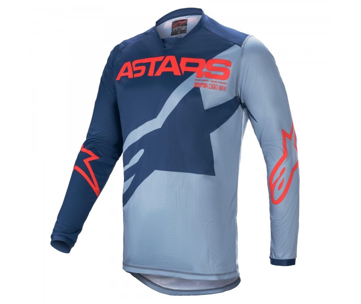 Camiseta Alpinestars Racer Braap Azul Oscuro |3761421|