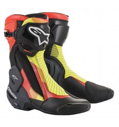 Botas Alpinestars SMX Plus V2 Negro Rojo Amarillo Fluor |2221019|