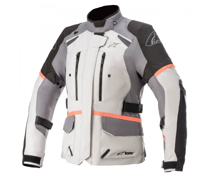 Chaqueta Alpinestars Mujer Stella Andes V3 Drystar Gris Negro |3217521-9193|