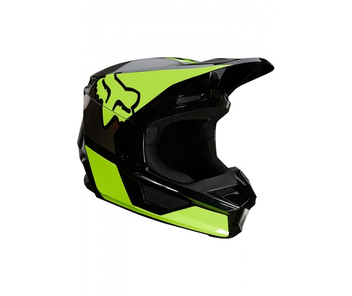 Casco Fox V1 Revn ECE Amarillo Fluor - Fabregues Motos