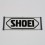 Recambio Shoei Logo Frontal 82Mm Rj Platinum-R / S-20 Negro Mate |090HL82MTBLK|