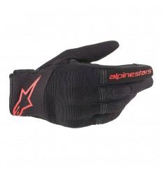 Guantes Alpinestars Copper Negro Rojo Fluor |3568420-1030|