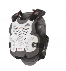 Peto Alpinestars A-4 Max Chest Protector Blanco Anthracite Rojo |6701520-2043|