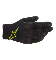 Guantes Alpinestars S Max Drystar Negro Amarillo Fluor |3527620-155|