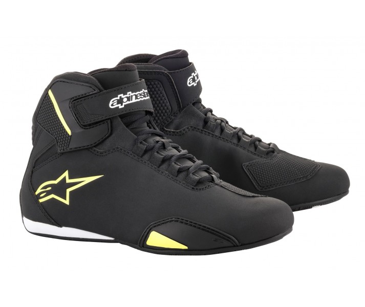 Zapatillas Alpinestars Sektor Negro Amarillo Fluor |2515518-155|