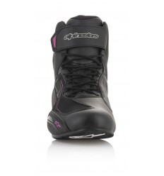 Zapatillas Mujer Alpinestars Stella Faster-3 Drystar Negro Oscuro Gris Fucsia |2