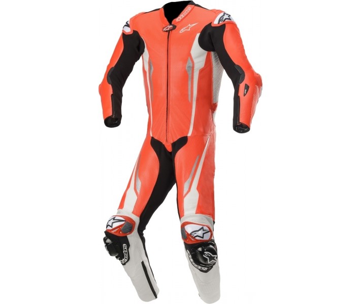 Mono Alpinestars Racing Absolute 1 Pieza Suit Tech-Air Compatible Rojo Blanco Ne