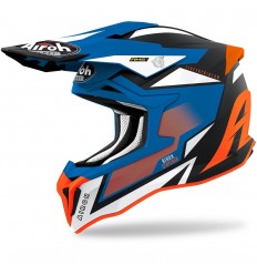 Casco Airoh Striker Axe Naranja Azul Mate |STKA18|