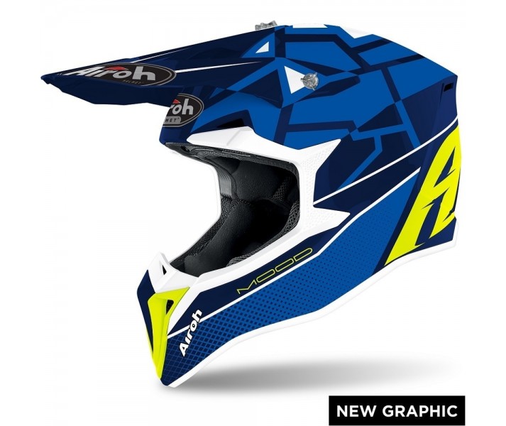 Casco online airoh azul