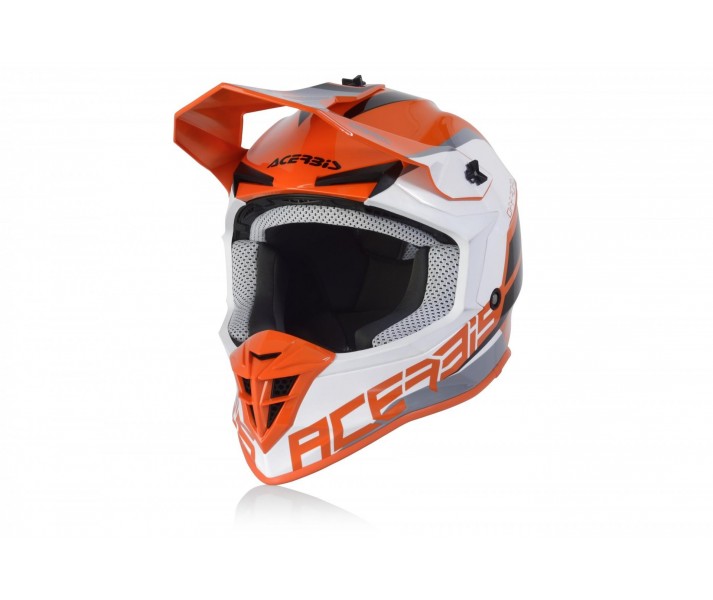 Casco Acerbis Linear Blanco Naranja |0024473.203|