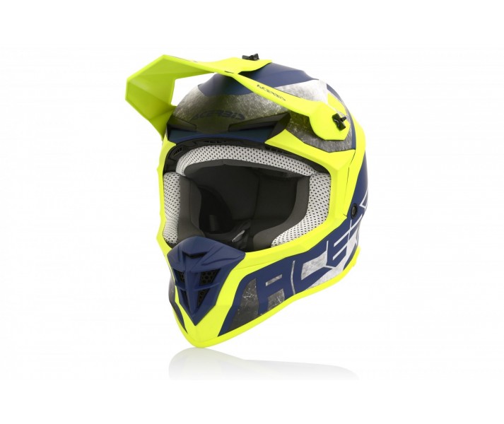 Casco Acerbis Linear Amarillo Fluor Azul |0024473.274|