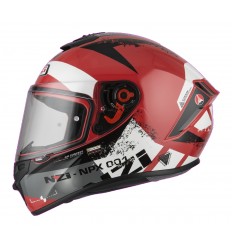 Casco Nzi Trendy Canadian Rojo Blanco|150330A531|