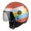 Casco Nzi Zeta 2 Bandi Coral Turquesa |050288AS45|