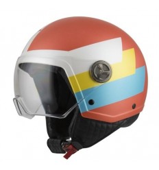 Casco Nzi Zeta 2 Bandi Coral Turquesa |050288AS45|