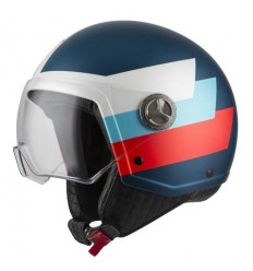 Casco Nzi Zeta 2 Bandi Azul Rojo |050288AS49|