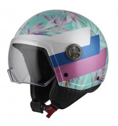 Casco Nzi Zeta 2 Azul Leaves |050288AS53|