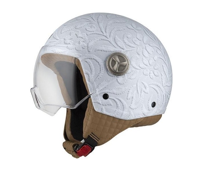 Casco Nzi Zeta 2 Brocado Blanco |050288G327|