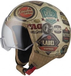 Casco Nzi Zeta 2 Retrolabels |050288G591|