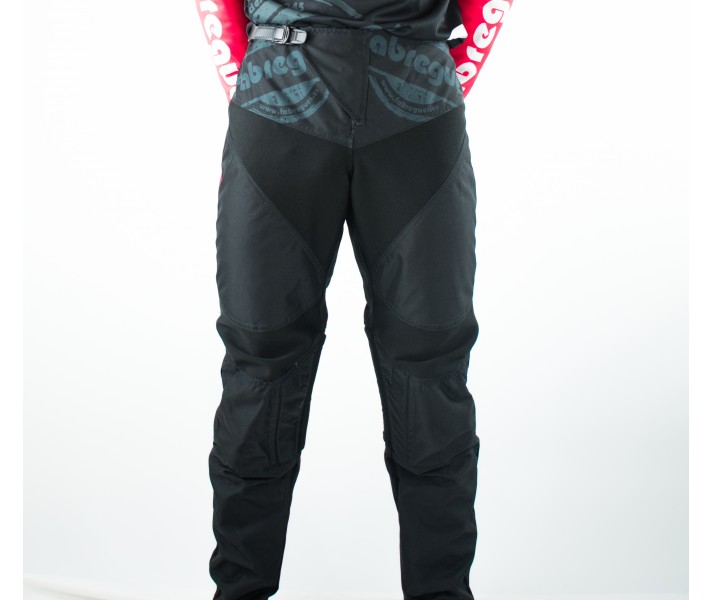 Pantalón Offroad Fabregues Mx Negro Rojo