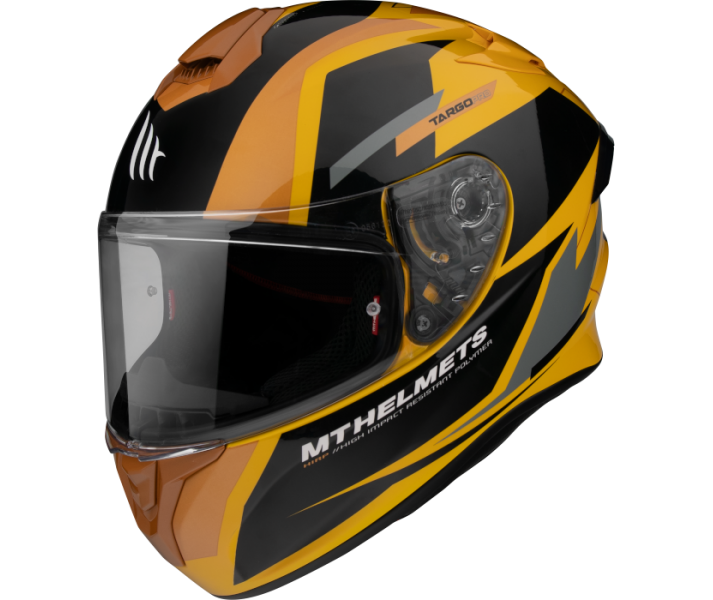 Casco Mt Targo Pro Sound D3 Amarillo Brillo |13047423303|