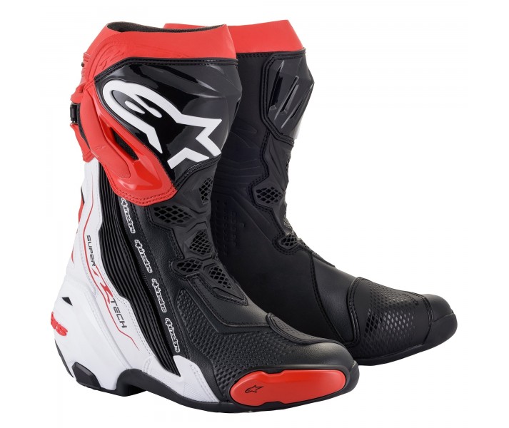 Botas Alpinestars Superterch R Negro Blanco Rojo |2220021-123|