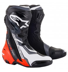 Botas Alpinestars Superterch R Negro Rojo Fluor |1329|